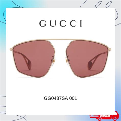 Gucci Aviator Sunglasses Gold (GG0437SA.